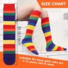 SDBING 3-12 Years Old Girls Knee High Socks Kids Cute Funny Animal Pattern Long Boot Socks 6 Pairs - Image 3