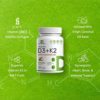 Vitamin D3 10,000 IU + K2 MK7 200 mcg, Infused with Virgin Coconut Oil, 180 Softgels, Double Strength Vitamin D & K, Promotes Heart, Bone & Teeth Health - Very Easy to Swallow - Image 4