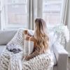 Thigh High Socks for Women Cable Knit Over the Knee Boot Socks, Long Warm Leg Warmers Winter - Image 5