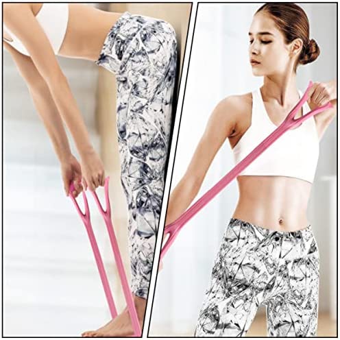 INOOMP Pull Resistance Ankle Exercise Legs Indoor Strength Elastic Fitness Rope Tension Band Straps Slimming Yoga Building Men for Belt Women Silicone Resistant Stretching - Image 3