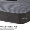 Ohuhu Premium Thick Kneeling Pad, 2-Pack Large Comfortable Gardening Knee Mat with 2 Different Surfaces, Extra Thick Knee Cushion Kneeler for Gardening Work Baby Bath Exercise Praying, 17x11x1.5 Inch - Image 5