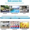 Goplus Inflatable Air Gymnastic Mat, 10ft/13ft/15ft/16.4ft with Electric Pump, Portable Air Floor Track for Practice Gymnastics Tumbling Yoga Cheerleading Beach Park Water Home and School Use - Image 9