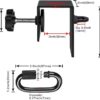 Heavy Duty Door Anchor Attachment for Fitness Straps, Resistance Bands, Elastic Fitness Strap, Yoga Strap, Garage Home Gym; Attaches Easily SELEWARE - Image 3