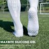 Rahhint Soccer Socks (1/2 Pack) Anti Slip Grip Socks Knee High Multi-Sport Compression Long Socks for Adults&Children - Image 2