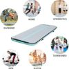 CANWAY Air Tumble Track Inflatable Gymnastics Mat, 10ft/13ft/16ft/20ft Gymnastics Training Mat with Electric Air Pump for Home/Outdoor/Gym/Cheerleading/Yoga - Image 7