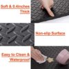 Walsai Exercise Mats Puzzle Foam Mats Gym Flooring Mat Cover 20 SQ.FT Interlocking Foam Mats with EVA Foam Floor Tiles for Home Gym Equipment Workouts - Image 4