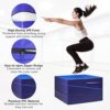 GYMAX Incline Gymnastic Mat, 60”x30”x14” Folding and Non-Folding Tumbling Cheese Wedge Mat for Gymnastic, Martial, Cheerleading, Dance Yoga Stretch Training Practice, Kids Girls Adult - Image 3