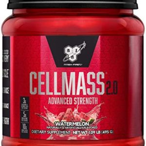 BSN CELLMASS 2.0 Post Workout Recovery with BCAA, creatine, & glutamine - Watermelon, (50 Servings)