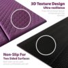 Feetlu Yoga Knee Pad Cushion Exercise Knee Pad Folding, 1/2" Thick 24"x12" Eliminate Pain During Yoga or Exercise Workout– Extra Thick Padding& Support for Yoga Pilates, Fitness Exercise - Image 3