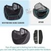 WOYYHO Small Pet Dog Sling Carrier Zipper Pocket Breathable Puppy Sling Carrier with Removable Bottom Adjustable Safe Small Dog Crossbody Carrier for Small Medium Dogs Cats Rabbit Outdoor Travel - Image 4