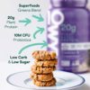 Owyn Plant Based Protein Powder with 20g Protein, Probiotics, Superfoods Greens, Pea, Chia and Pumpkin Seed Blend, Vegan, (Cookies & Creamless, 2.1 Pound (Pack of 1) Packaging May Vary - Image 3