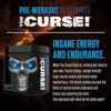 JNX Sports The Curse! Pre Workout Supplement - Intense Energy & Focus, Instant Strength Gains, Enhanced Blood Flow - Nitric Oxide Booster with Creatine & Caffeine - Men & Women | Blue Raspberry | 50 Srv - Image 4