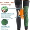 KNEECA Tourmaline Acupressure Selfheating Knee Sleeve, Mugwort Acupressure Shaping Knee Pads, Men's and Women's Detox Sculpting Knee Pads (L) - Image 3