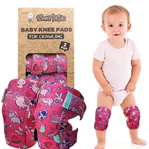 Toddler Knee Pads for Crawling Walking (2 Pairs) - Baby Knee Protector for Toddler, Infant, Girl, Boy, Crawler - Rodilleras para Bebe