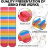SDBING 3-12 Years Old Girls Knee High Socks Kids Cute Funny Animal Pattern Long Boot Socks 6 Pairs - Image 4