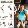Resistance Training Kit, 2 Adjustable Resistance Bands with Handles + 1 Door Anchor + 4 Resistance Loop Bands, Bodyweight Resistance Bands for Working Out Hold up to 900 lbs Home Gym Equipment - Image 4