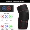 Heated Knee Brace Wrap, 3 Adjustable Heat and Vibration Knee Massager for Arthritis Knee Pain Relief Massaging Knee Pad with AC Adapter (No Battery) - Image 2