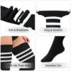 Zando Womens Plus Size Thigh High Socks Over Knee Thick Socks Extra Long Leg Warmers Chunky Knit Thigh High Stockings - Image 4