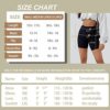 MOREFEEL High Waisted Biker Shorts for Women - 5'' Tummy Control Butt Lifting Gym Workout Athletic Shorts Black Yoga Pants - Image 5