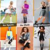 Olreco Knee High Socks for Women Knee Socks Long Socks Striped Tube Socks High Socks Womens Athletic Socks Tall Socks Women - Image 3