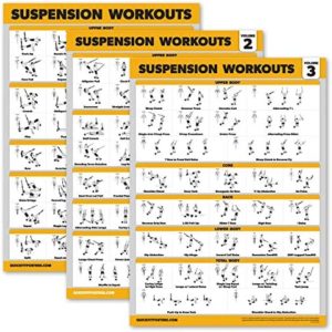 Palace Learning 3 Pack Suspension Workout Posters - Volume 1, 2 & 3 - Exercise Charts