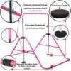 RELIANCER Expandable Gymnastics Bars Junior Training Bar Adjustable Height Gymnastic Horizontal Bars Children Folding Training Monkey Bars Child Gym Climbing Tower Kip Balance Bar for Kids Gymnasts - Image 3