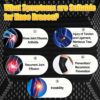 2 Pack Knee Braces for Knee Pain Women Men - JLebow Compression Knee Brace for Working Out, Running, Gym, Fitness, Weightlifting 丨 High Stretch Knee Pads for Meniscus Tear, ACL, Arthritis, Joint Pain (XX-Large, Black) - Image 7
