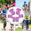 Knee Pads for Kids Kneepads and Elbow Pads Toddler Protective Gear Set Kids Elbow Pads and Knee Pads for Girls Boys with Wrist Guards 3 in 1 for Skating Cycling Bike Rollerblading Scooter [Upgraded] - Image 5