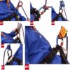 ayamaya 30KN Screwgate Locking Climbing Carabiners & Figure 8 Descender,Outdoor D-Ring Hook Rappel Device for Rappelling Belaying Rock Climbing - Image 8