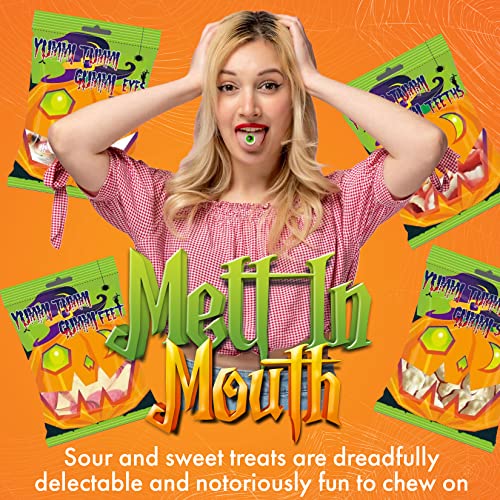 Fusion Select Halloween Gummy Candy Spooky Gummies Candy Food Snacks - Creepy Party Bag Favors For Trick Or Treat - Scary Novelty Chewy Bites (Eyeballs Gummy) - Image 4