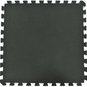 Greatmats Home Sport and Play Interlocking Reversible Mat 3/4 Inch x 2x2 Ft. Black/Gray Case of 10