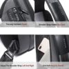 OZUKO Sling Backpack Sling Bag Crossbody Backpack Shoulder Casual Daypack Rucksack for Men - Image 3