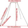 Kojem Yoga Swing Stand w/Yoga Swing Set Body Bundle Safety Belts Yoga Frame Sling Inversion Aluminum - Image 3