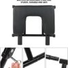 Stand Yoga Chair, Yoga Inversion Training Bench H Shape Yoga Headstand Stool Wood and PU Pads Metal Frame for Home Fitness for Head Stand Trainer - Image 2