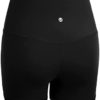 CRZ YOGA Women's Brushed Naked Feeling Biker Shorts 4'' / 6'' / 8'' - High Waist Matte Workout Gym Running Spandex Shorts - Image 2