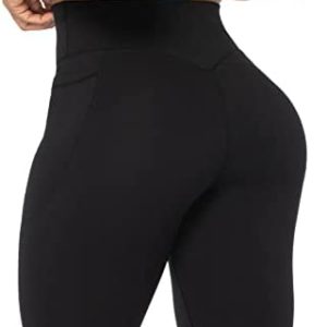 Sunzel 10" / 8" / 5" Biker Shorts for Women with Pockets, High Waisted Yoga Athletic Gym Workout Compression Long Shorts