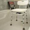 360 Degree Heavy Duty Swivel Shower Chair with Armrests and Back Support, Shower Chair for Inside Shower, Tub Transfer Bench, Shower Stool&Bath Chair(RightHand Handle) - Image 4