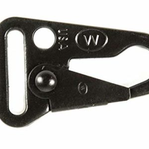 Blue Force Gear,Alloy Steel HK Style Sling Snap Hook, Black, 1 Inch Loop (P-HK-100)