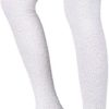 sockfun Womens Fuzzy Knee High Socks Cute Cartoon Thigh High Stockings Warm Stripe Leg Warmers - Image 3