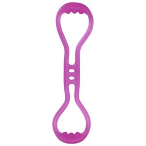 Resistance Band Stretch Exercise Band Hand Stretcher Multifunctional Back Arm Yoga Resistance Fitness Tool for Yoga Pilates Stretching Physical Therapy(double hole purple - one size)