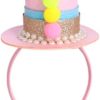 AWIBMK Girls Carnival Costume Halloween Party Cosplay Outfits Kids Circus Birthday Princess Tutu Dress with Headband 2PSC - Image 6