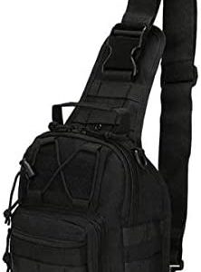LBlanco Tactical Shoulder Sling Bag Small Outdoor Chest Pack for Men Traveling, Trekking, Camping, Rover Sling Daypack …
