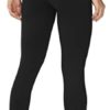 Women's V Cross Waist Yoga Leggings High Waisted Tummy Control Workout Running Pants - Image 3