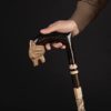 Fashionable Walking Canes for Men - Wolf - Hand Carved Mens Stick - Fancy Stylish Wooden Walking Sticks, 36 Inch - Image 3