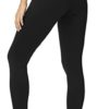 Women's V Cross Waist Yoga Leggings High Waisted Tummy Control Workout Running Pants - Image 9