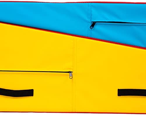 PRISP Folding Incline Gym Mat - 71 x 30 x 14 in Wedge Gymnastics Tumbling Mat for Kids - Image 6
