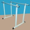 Titan Gymnastics Parallel Bar, (2) Adjustable Heights & (3) Adjustable Widths, with 2” Dia Parallel Bars – Made in The USA. - Image 2