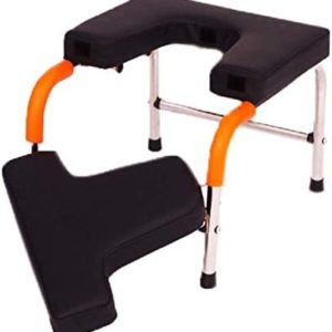 TANGIST Auxiliary Stretch Yoga Bench Yoga-Assisted Inversion Bench Home Exercise Equipment Stool Sofa Chair Fitness Stool Inverted Machine Artifact for Women Yoga Inversion Bench (Color : Black, Siz