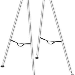 HECASA 9.6 FT Yoga Stand for Indoor and Outdoor Yoga Swing Stand Yoga Rig Yoga Sling Inversion Equipment Aerial Yoga Horizontal Bracket Steel Silvery