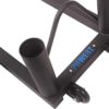 Barbell Plate Rack |Horizontal Olympic Bar Storage Rack |Weight Plates Holder with Handle and Wheels-800 lbs Capacity - Image 3